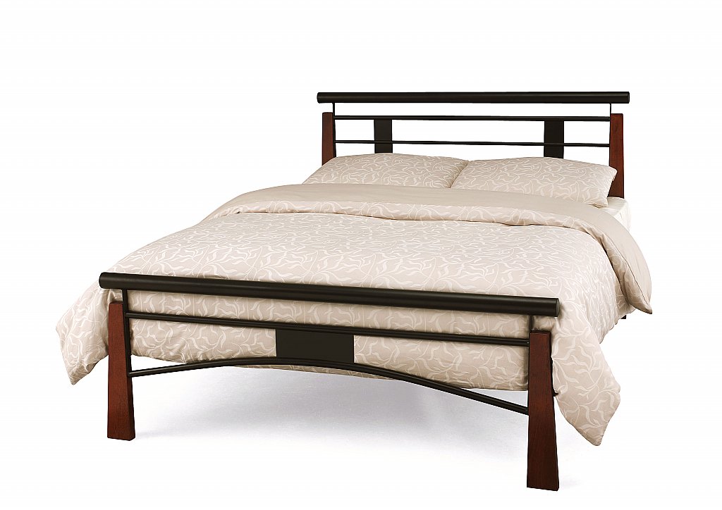 Serene - Armstrong Bedstead in Black and Oak Serene - Armstrong Bedstead in Black and Oak