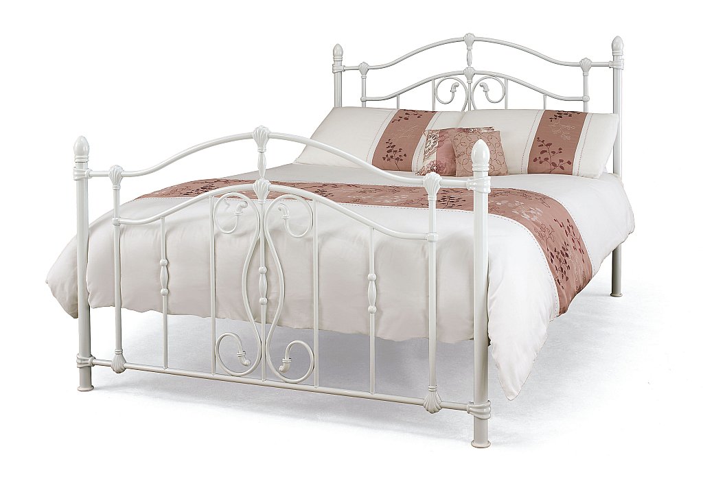 Serene - Nice Bedstead in White Gloss Serene - Nice Bedstead in White Gloss