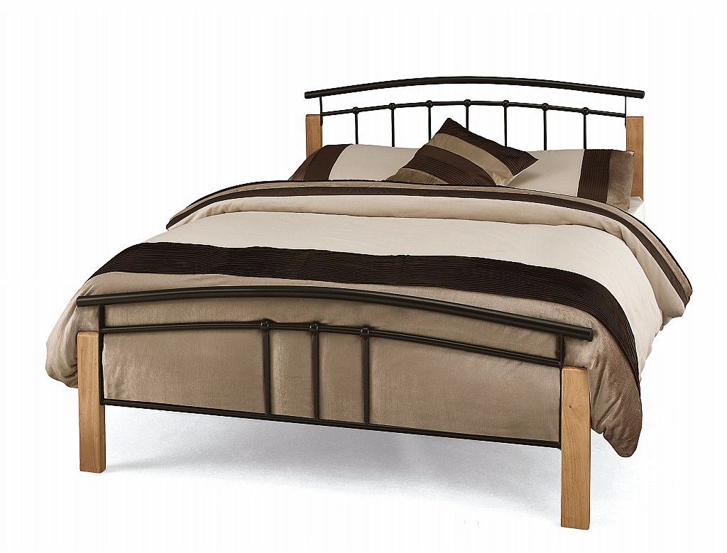 Serene - Tetras Bedstead in Black and Beech Serene - Tetras Bedstead in Black and Beech