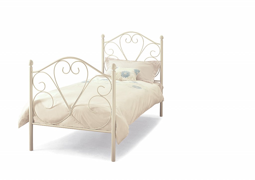 Serene - Isabelle Bedstead in White Gloss Serene - Isabelle Bedstead in White Gloss