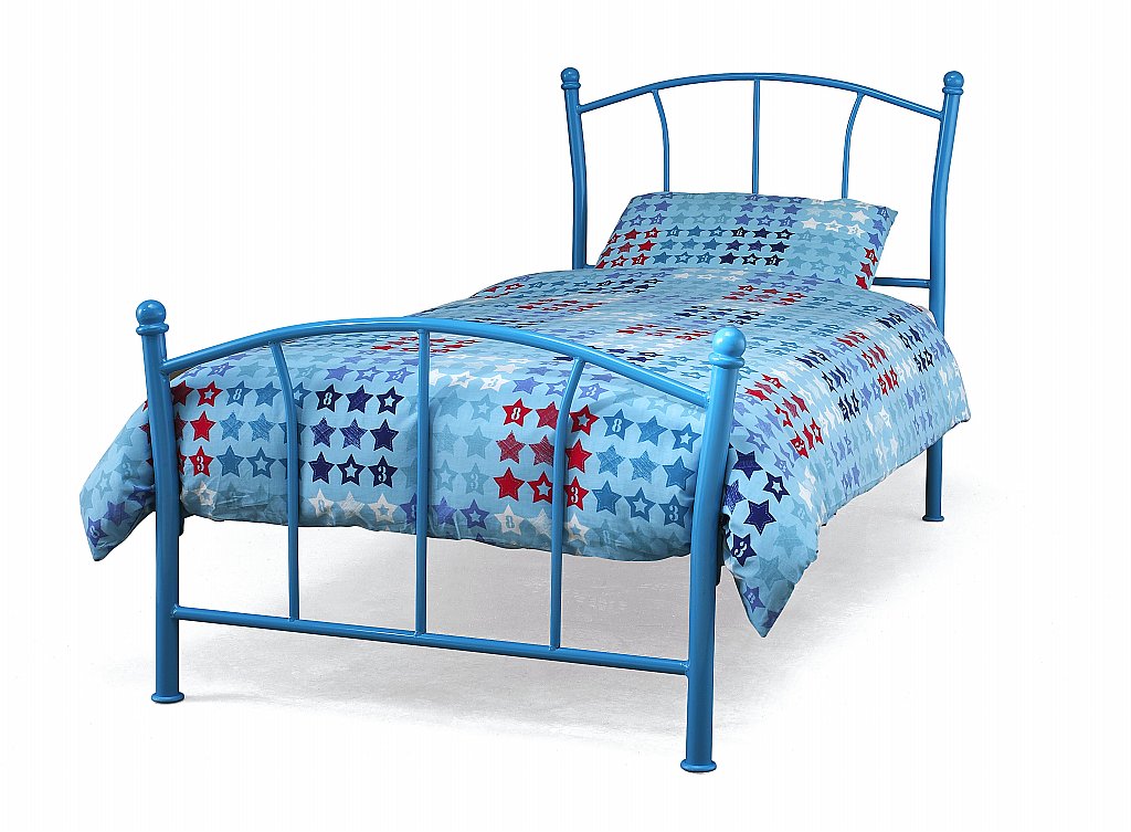 Serene - Penny Bedstead in Blue Gloss Serene - Penny Bedstead in Blue Gloss