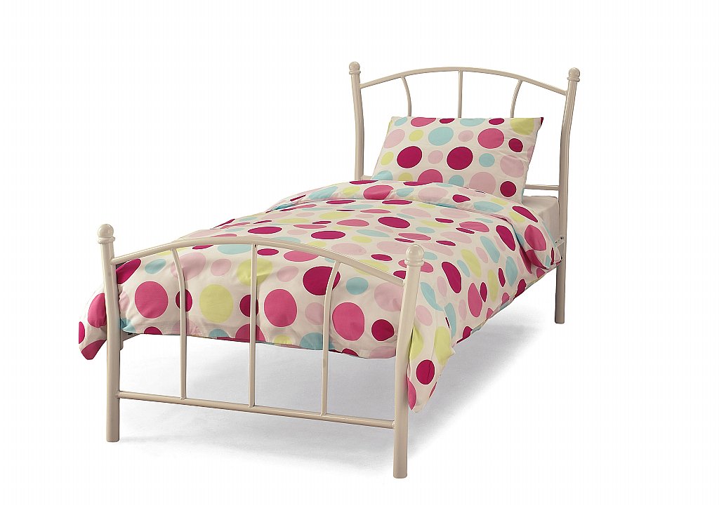 Serene - Penny Bedstead in White Gloss Serene - Penny Bedstead in White Gloss
