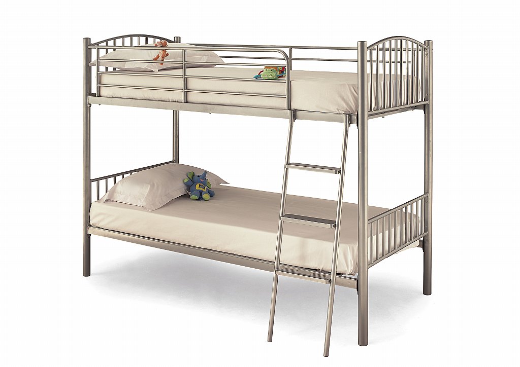 Serene - Oslo Twin Bunk Bed in Silver Serene - Oslo Twin Bunk Bed in Silver