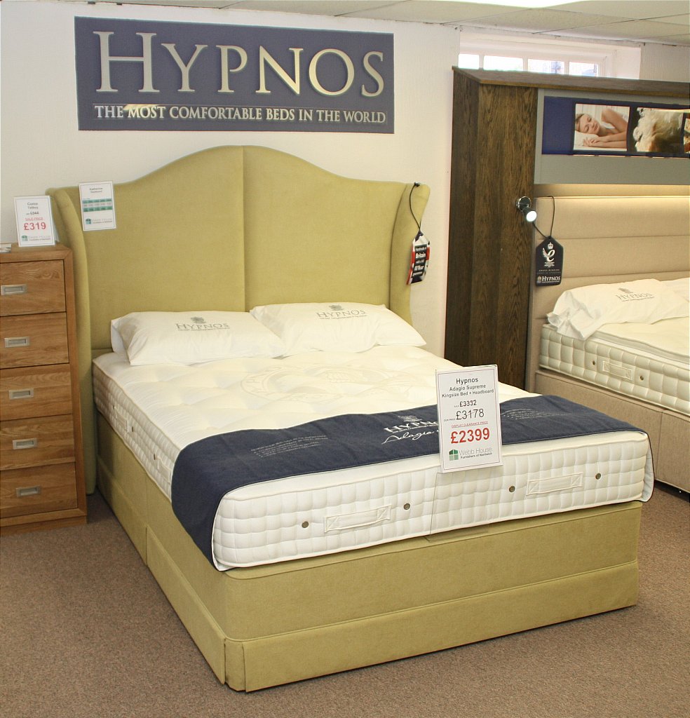 Hypnos - Adagio Supreme Kingsize Bed and Headboard Hypnos - Adagio Supreme Kingsize Bed and Headboard