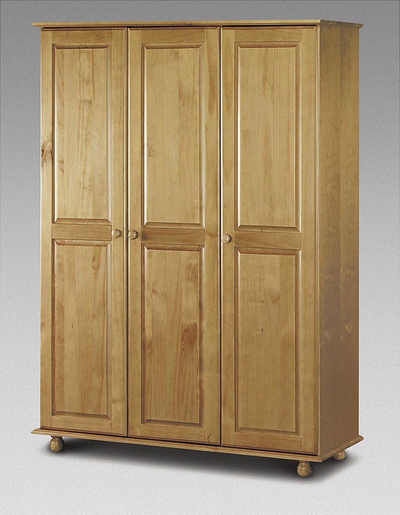 Julian Bowen - Pickwick 3 Door Wardrobe Julian Bowen - Pickwick 3 Door Wardrobe