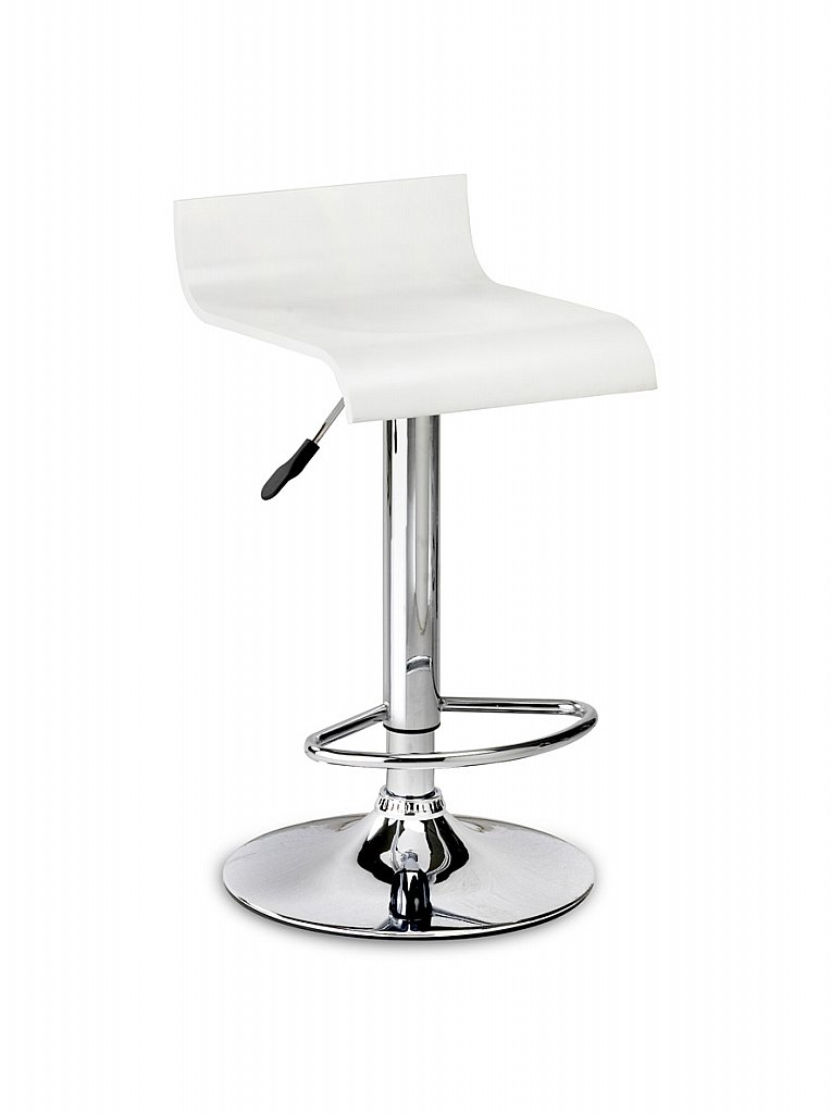 Julian Bowen - Stratos White Bar Stool Julian Bowen - Stratos White Bar Stool