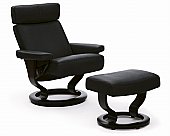 Orion Recliner Chair: Chair and Stool.<br />Both the recliner and the free-standing footstool com ...click for more
