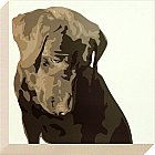 Artko - Chocolade Labrador Canvas