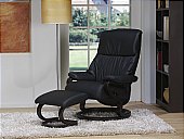 Zerostress - CLYDE chair and footstool set
