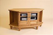 Canterbury Corner Video Cabinet: The Canterbury range is British made and all manufactured using solid Ameri ...click for more