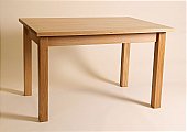 Canterbury Fixed Dining Table: The Canterbury range is British made and all manufactured using solid Ameri ...click for more