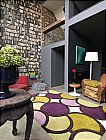 Asiatic Carpets - Harlequin Bubble Purple - Green Rug