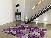 Asiatic Carpets - Harlequin Facet Plum Rug