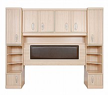 Vale Furnishers - Banbury Overbed Surround and Headboard