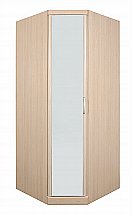 Vale Furnishers - Banbury Mirrored Corner Wardrobe