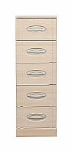 Vale Furnishers - Banbury Five Drawer Narrow Chest