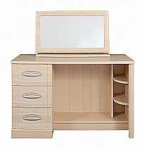 Vale Furnishers - Banbury Dressing Table & Free Standing Mirror