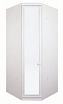 Vale Furnishers - Regatta Mirrored Corner Wardrobe