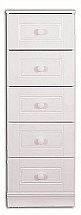 Vale Furnishers - Regatta Five Drawer Narrow Chest