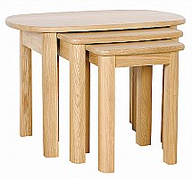 Vale Furnishers - Bruges Nest of Tables