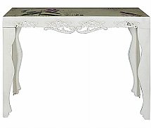 Vale Furnishers -  Painted Orchid Metal Console Table