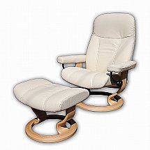 Stressless - Ambassador in Batick Cream and Natural Base  