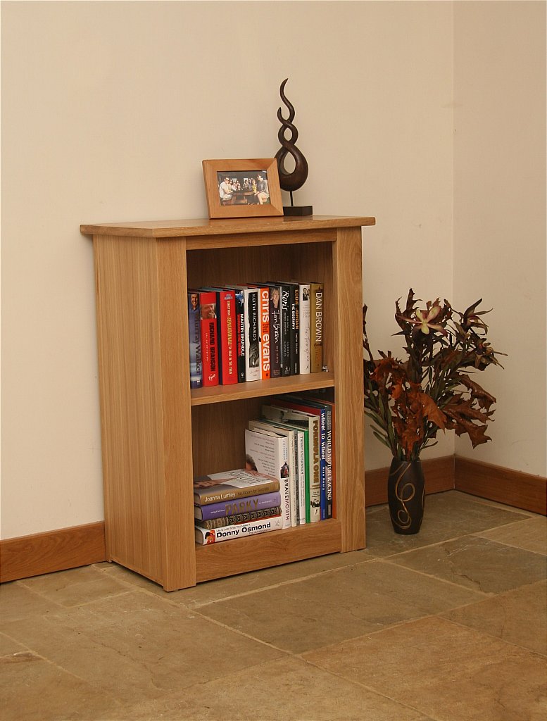 Elements Small Low Open Bookcase