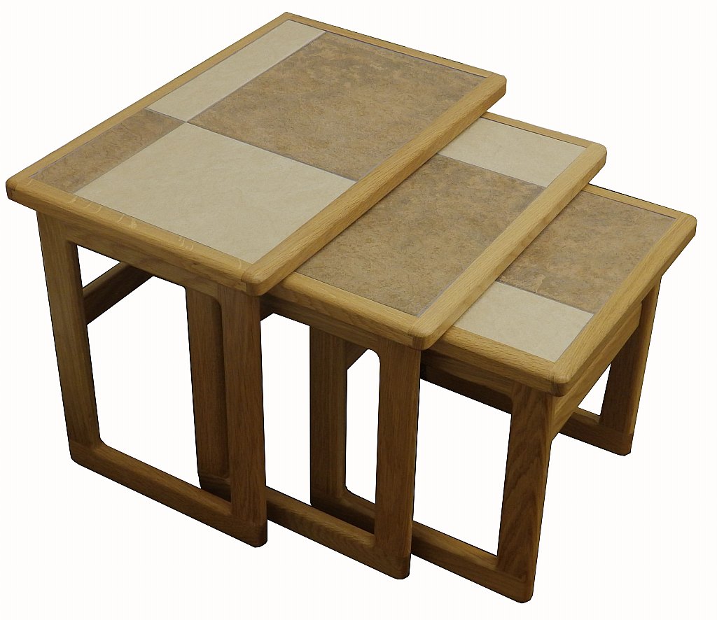 Tiled nest shop of tables