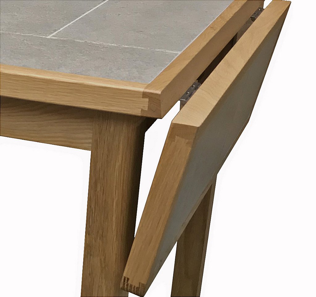 Anbercraft Dura Top Rectangle Drop Leaf Table