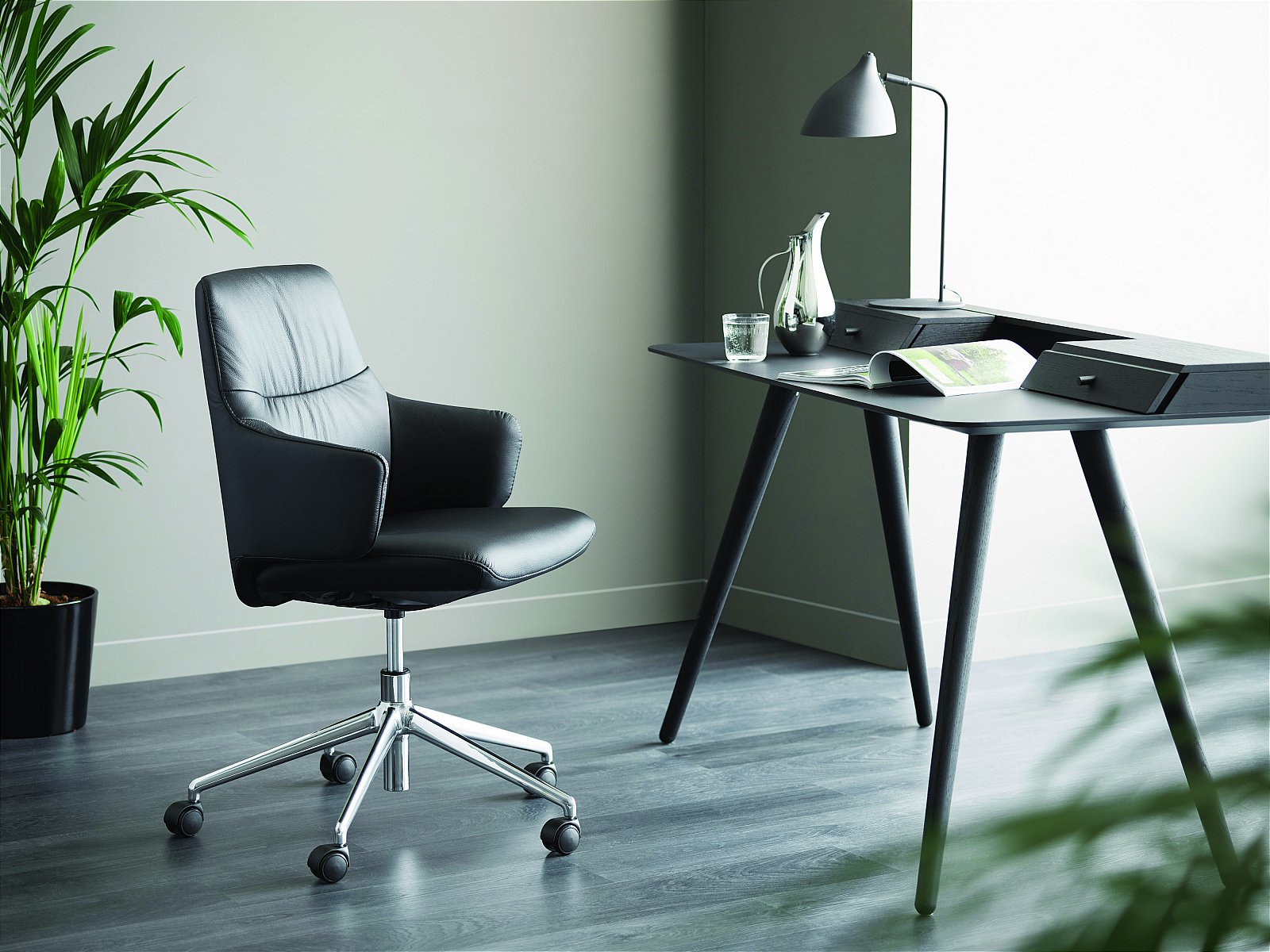 Mint shop computer chair