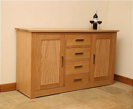 Andrena - Elements 5ft Sideboard with Centre Drawers