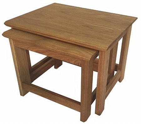 Anbercraft - Kudos Oiled Small Nest of Tables