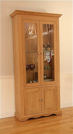 Andrena - Pelham Wide Glazed Bookcase
