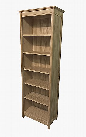 Anbercraft - Beaumont 90cm Wide Solid Top Bookcase