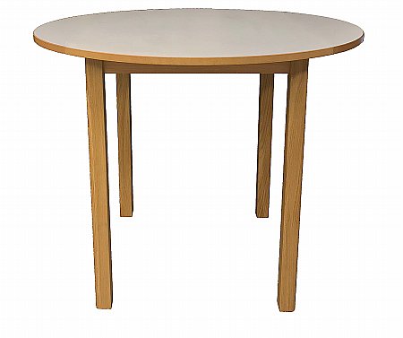 Anbercraft - Dura Top Small Round Drop Leaf Dining Table