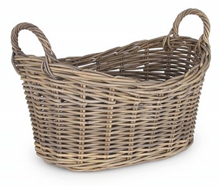 Webb House - Grey Kubu Oval Laundry Basket - SOLD OUT