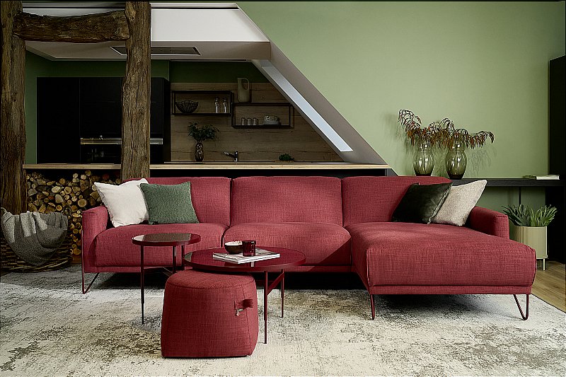 ROM - Miller Fabric Corner Sofa