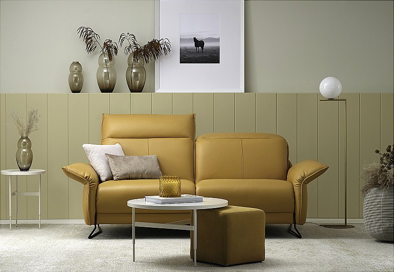 Rom - Vitis Leather Sofa