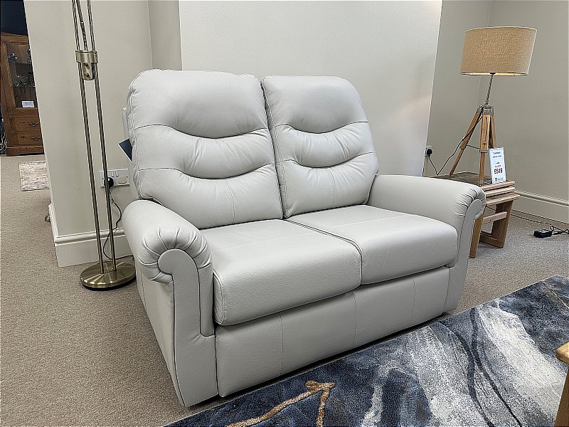 G Plan Upholstery - Holmes Small 2 Seater Leather Sofa