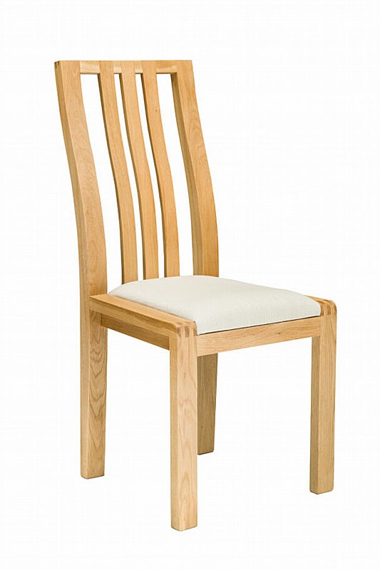 Ercol - Bosco Dining Chair With Cream Fabric 