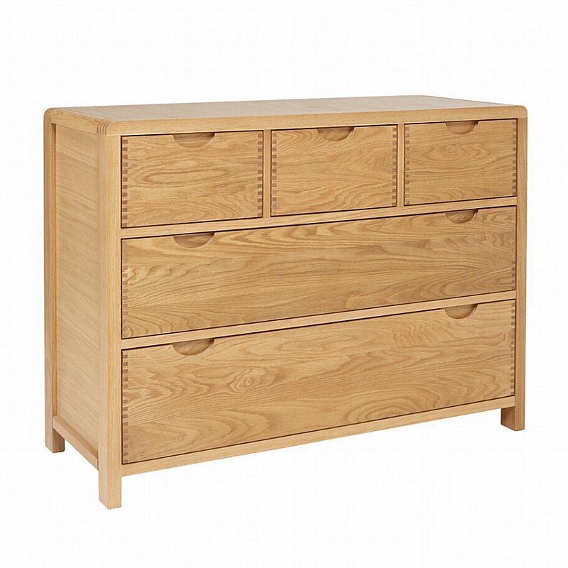 Ercol - Bosco 5 Drawer Wide Chest