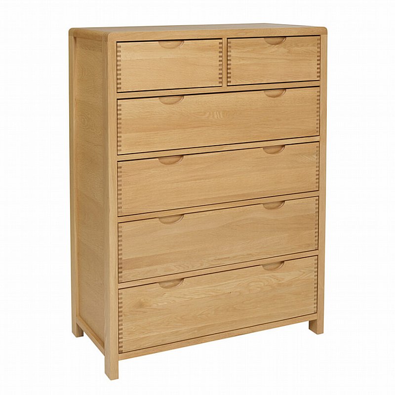 Ercol - Bosco 6 Drawer Tall Wide Chest