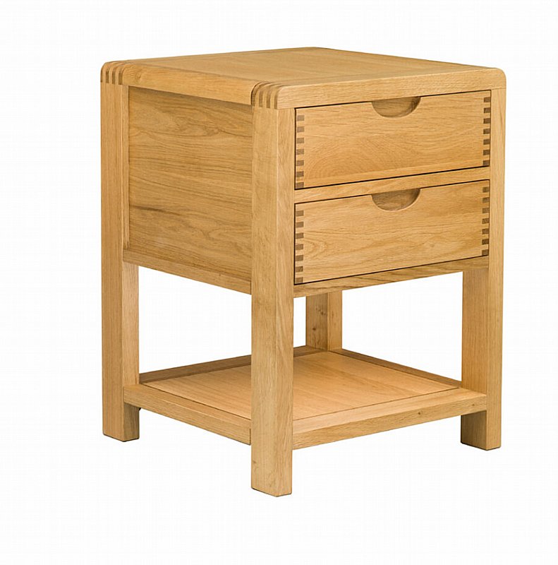 Ercol - Bosco 2 Drawer Bedside 