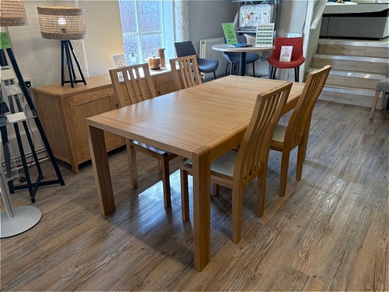 Ercol - Bosco Extending Dining Table And Four Chairs