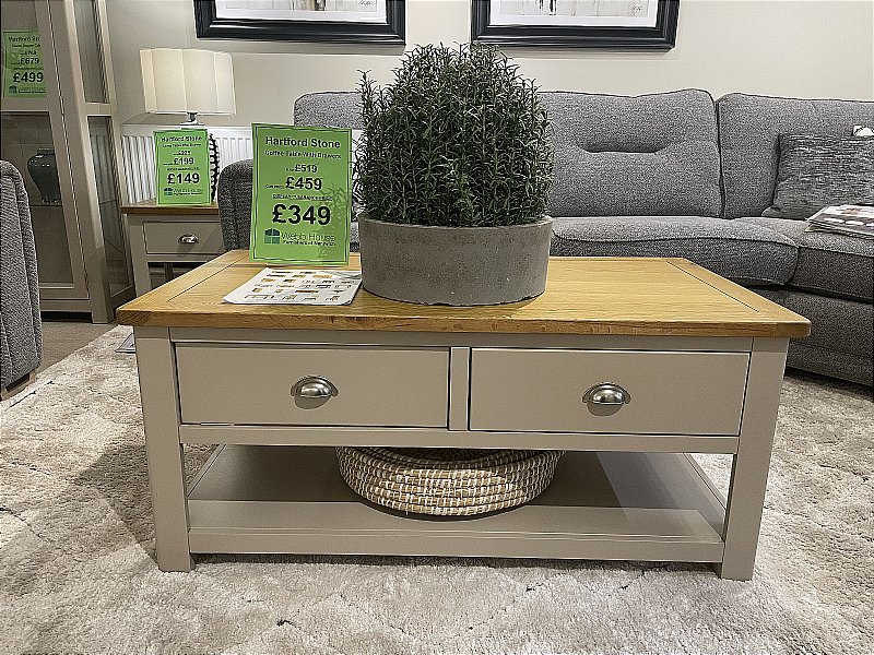 Webb House - Hartford Stone Coffee Table with Drawers
